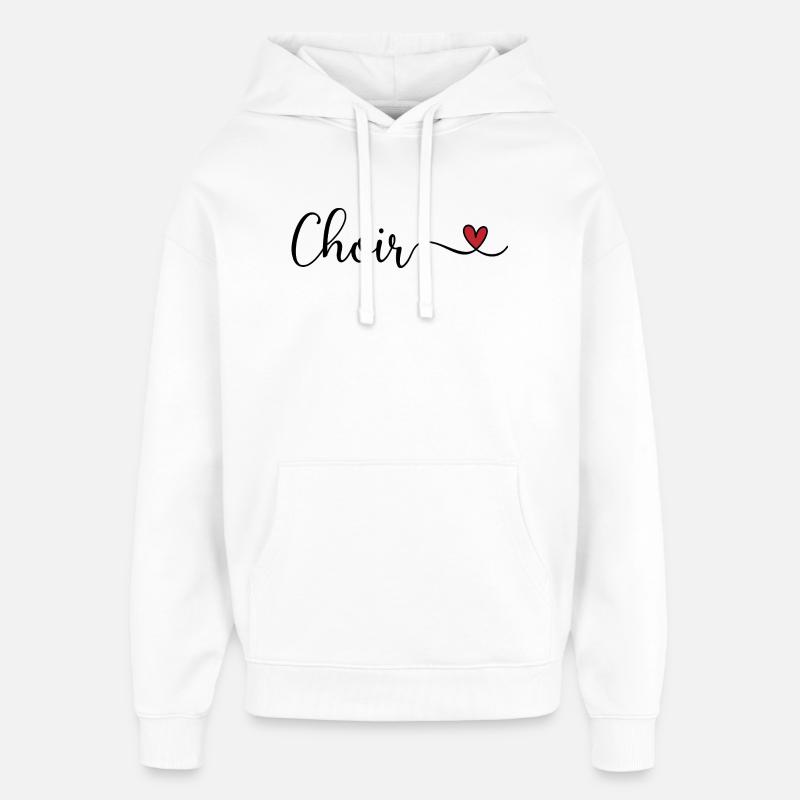 Chorale - Sweat à capuche unisexe Stanley/Stella Oversized - blanc