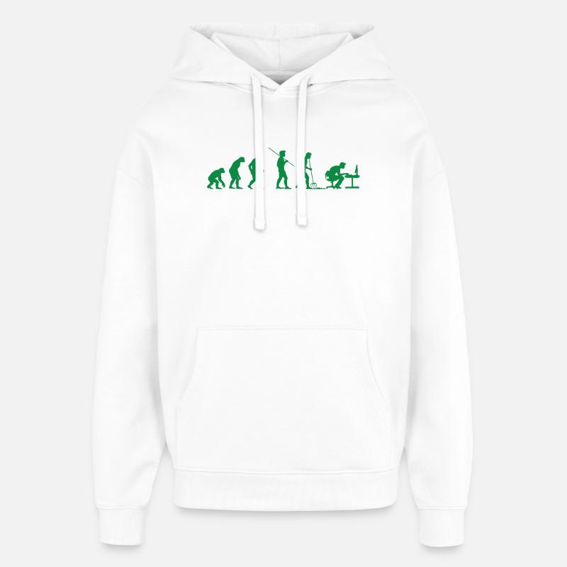 Programmeur Évolution Informaticien Développeur - Sweat à capuche unisexe Stanley/Stella Oversized - blanc