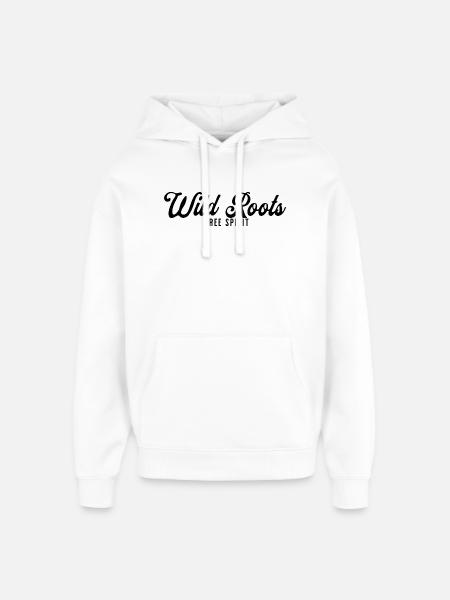 Wild Roots Free Spirit - Oversized Unisex Hoodie von Stanley/Stella - Weiß