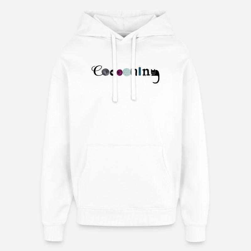Pampering - Oversized Unisex Hoodie by Stanley/Stella - white