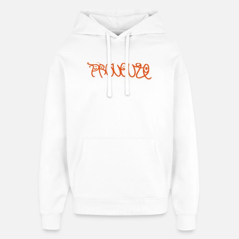 Provence Souvenir - Sweat à capuche unisexe Stanley/Stella Oversized - blanc