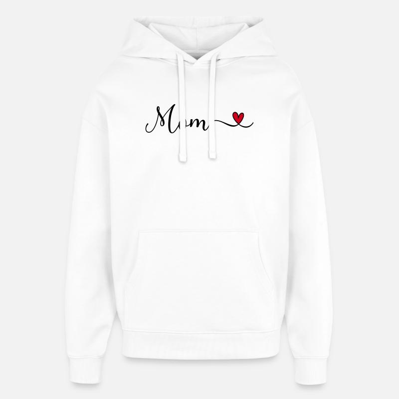Maman - Sweat à capuche unisexe Stanley/Stella Oversized - blanc