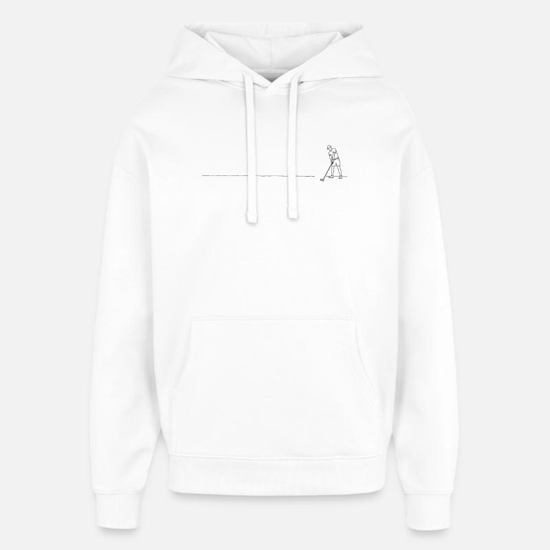 Golf - Oversized Unisex Hoodie von Stanley/Stella - Weiß
