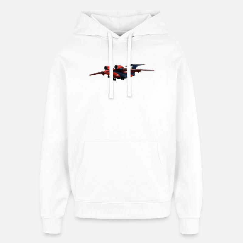 L’An-74 - Sweat à capuche unisexe Stanley/Stella Oversized - blanc