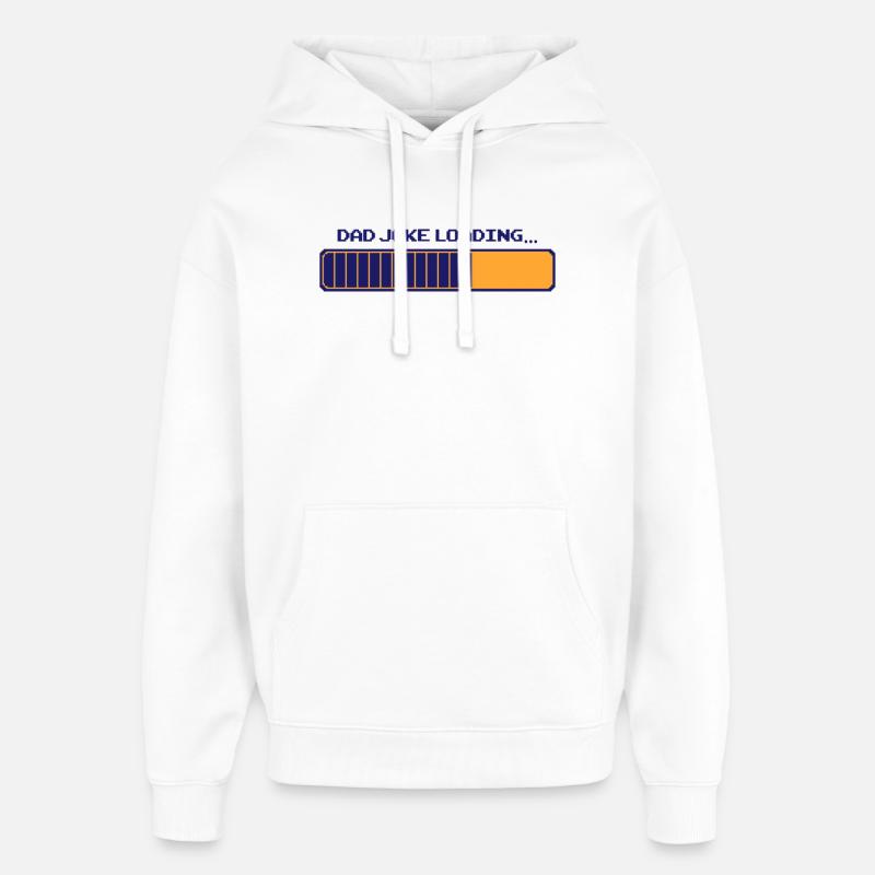 Chargement de Dad Joke – Pixelbar - Sweat à capuche unisexe Stanley/Stella Oversized - blanc