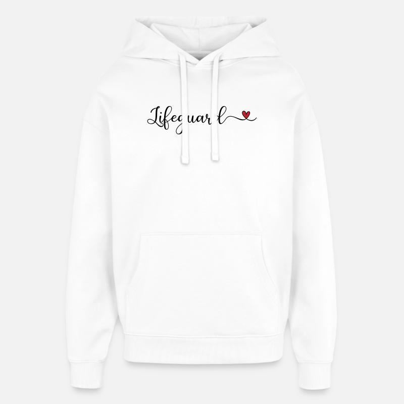 Maître nageur - Sweat à capuche unisexe Stanley/Stella Oversized - blanc