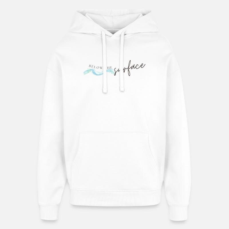 Below The Surface Ocean Inspired T-Shirt  - Oversized Unisex Hoodie von Stanley/Stella - Weiß
