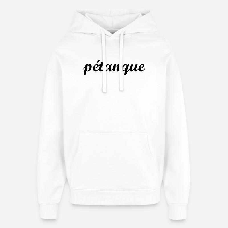 Pétanque ! - Sweat à capuche unisexe Stanley/Stella Oversized - blanc