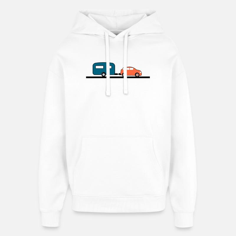 Auto - Oversized Unisex Hoodie von Stanley/Stella - Weiß