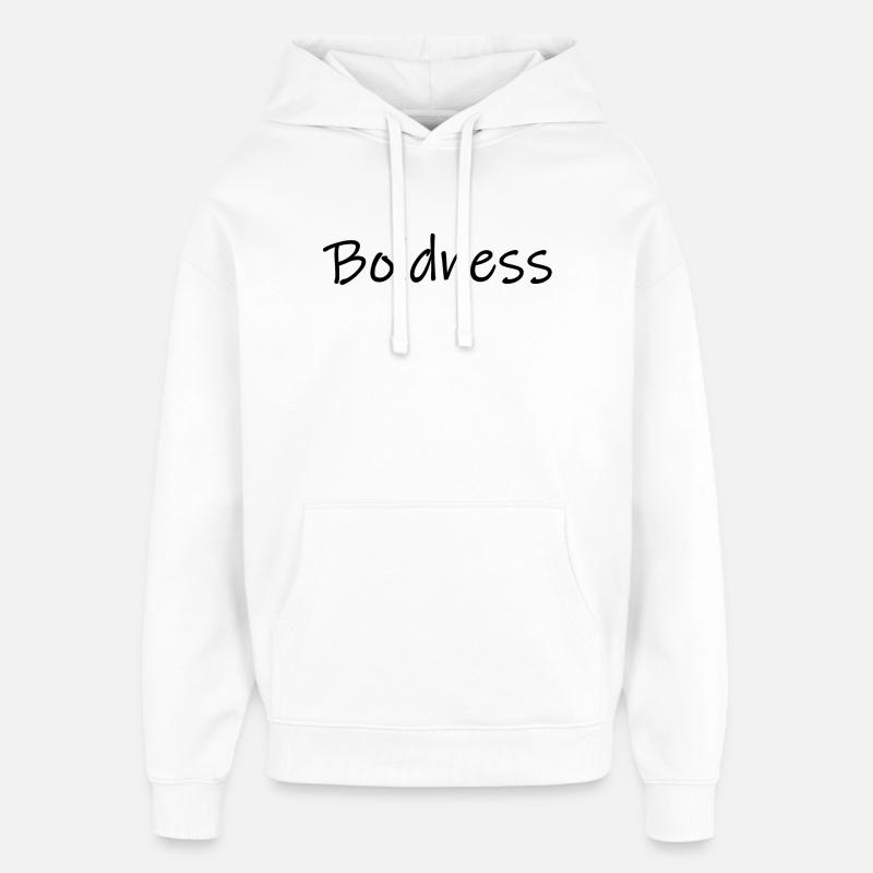 Boldness - Sweat à capuche unisexe Stanley/Stella Oversized - blanc