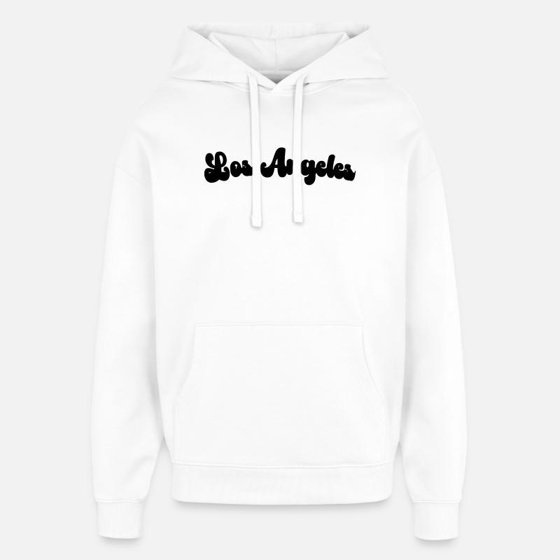 Los Angeles 8 - Sweat à capuche unisexe Stanley/Stella Oversized - blanc