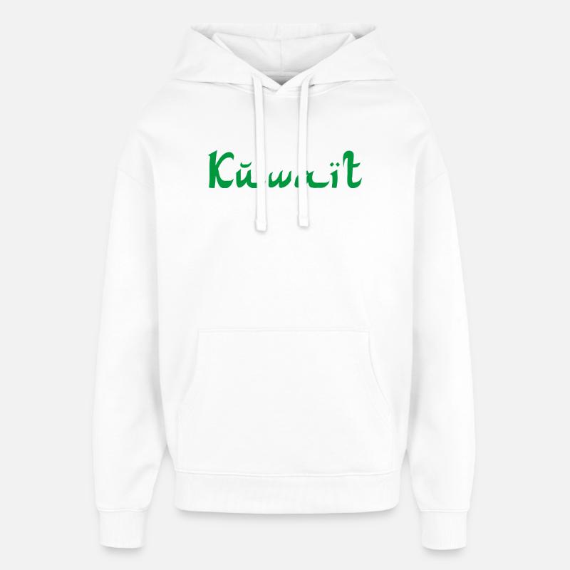 Koweït - Sweat à capuche unisexe Stanley/Stella Oversized - blanc