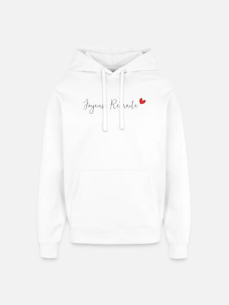 RETIREMENT. RETIREMENT. RETIRED. RETIREMENT - Oversized Unisex Hoodie by Stanley/Stella - white