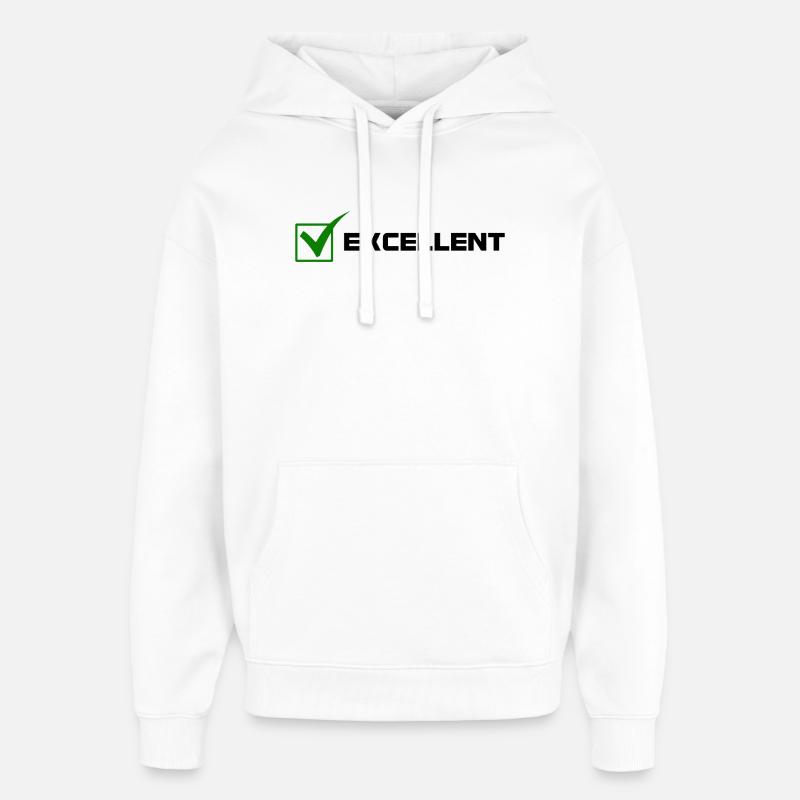 Excellente - Sweat à capuche unisexe Stanley/Stella Oversized - blanc