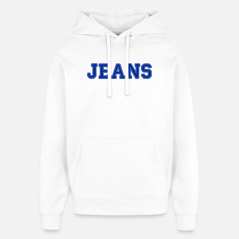 JEANS - Sweat à capuche unisexe Stanley/Stella Oversized - blanc