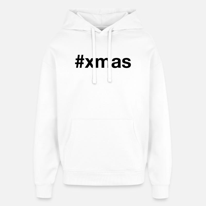 Noël Noël Weihnachten - Sweat à capuche unisexe Stanley/Stella Oversized - blanc