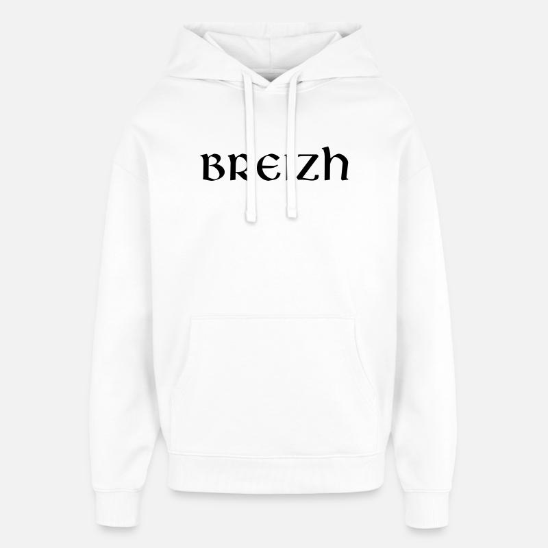 Breizh - Sweat à capuche unisexe Stanley/Stella Oversized - blanc