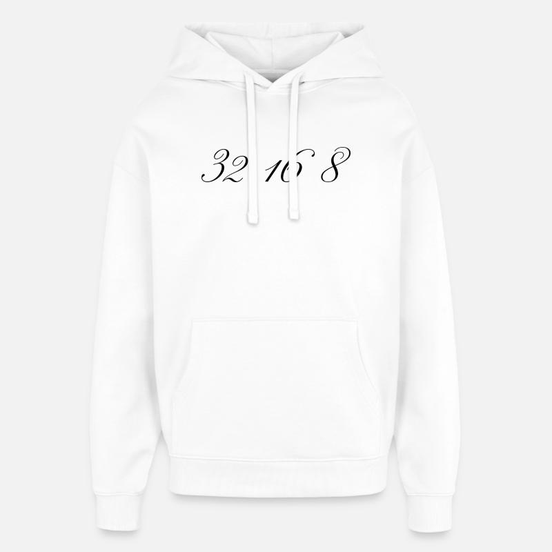 Initié - Sweat à capuche unisexe Stanley/Stella Oversized - blanc