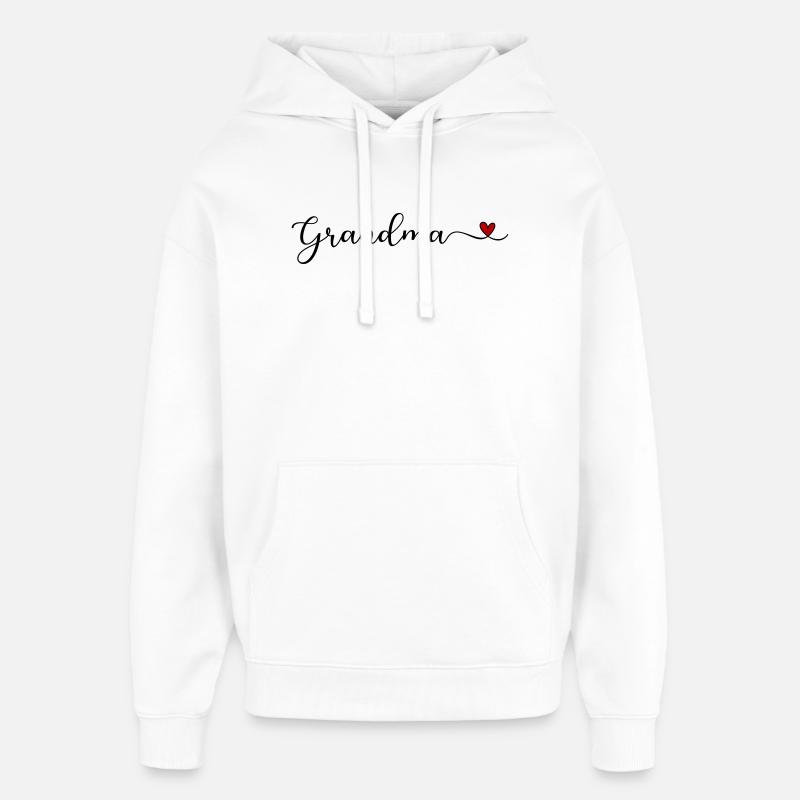 Grand-mère - Sweat à capuche unisexe Stanley/Stella Oversized - blanc