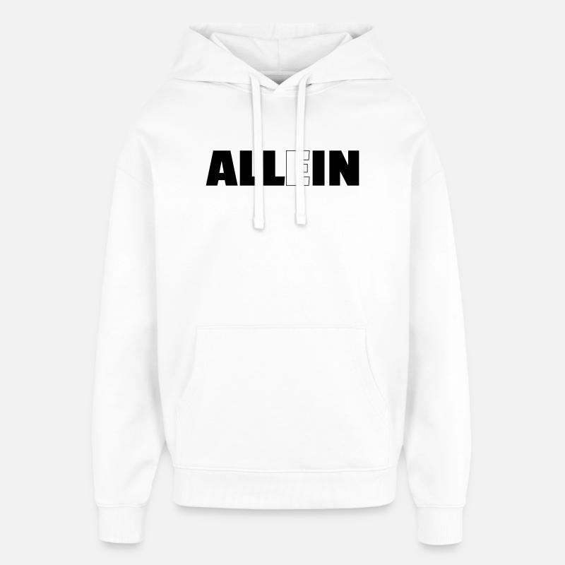 tout compris - Sweat à capuche unisexe Stanley/Stella Oversized - blanc