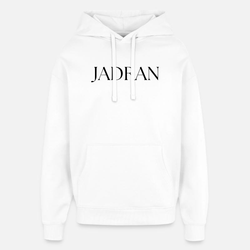 JADRAN_-1- - Sweat à capuche unisexe Stanley/Stella Oversized - blanc