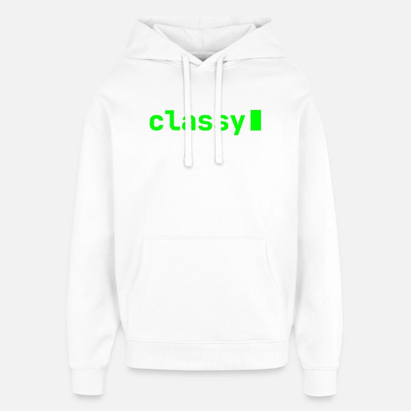 classy | Developer mood - Oversized Unisex Hoodie by Stanley/Stella - white