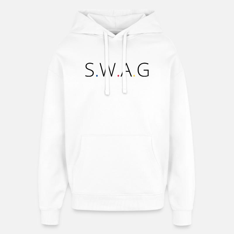 Swag - Sweat à capuche unisexe Stanley/Stella Oversized - blanc