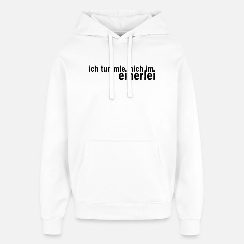 Monotonie - Sweat à capuche unisexe Stanley/Stella Oversized - blanc