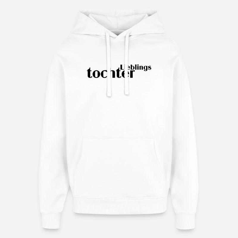 Fille préférée - Sweat à capuche unisexe Stanley/Stella Oversized - blanc