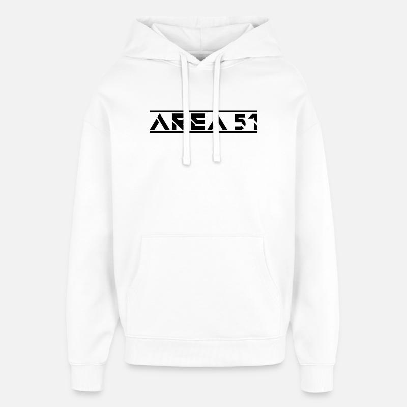 Zone 51 - Sweat à capuche unisexe Stanley/Stella Oversized - blanc