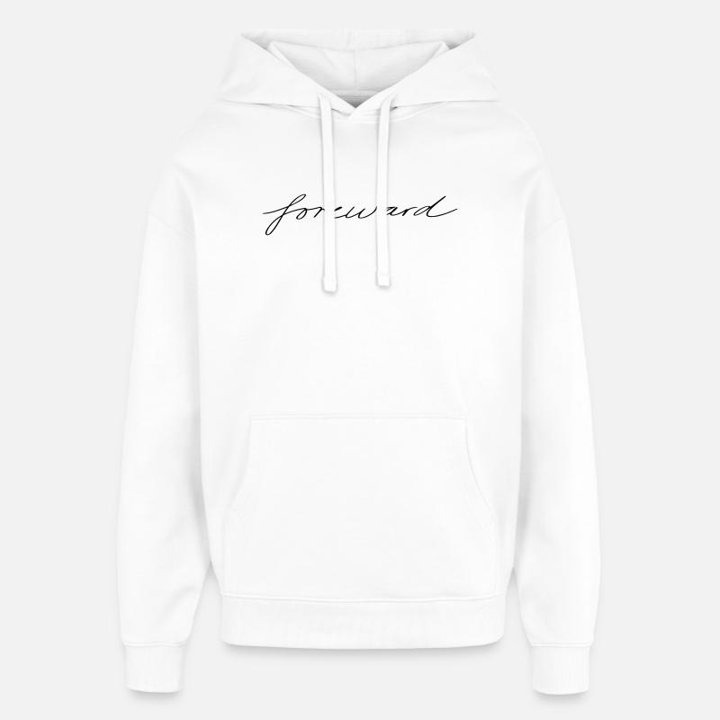 En avant - Sweat à capuche unisexe Stanley/Stella Oversized - blanc