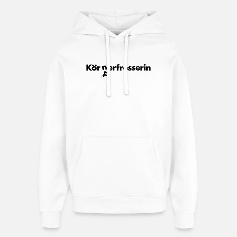 Végétarien - Sweat à capuche unisexe Stanley/Stella Oversized - blanc