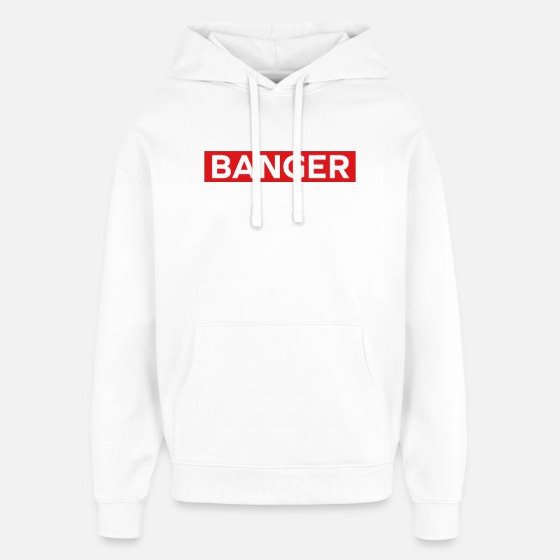 Banger - Sweat à capuche unisexe Stanley/Stella Oversized - blanc