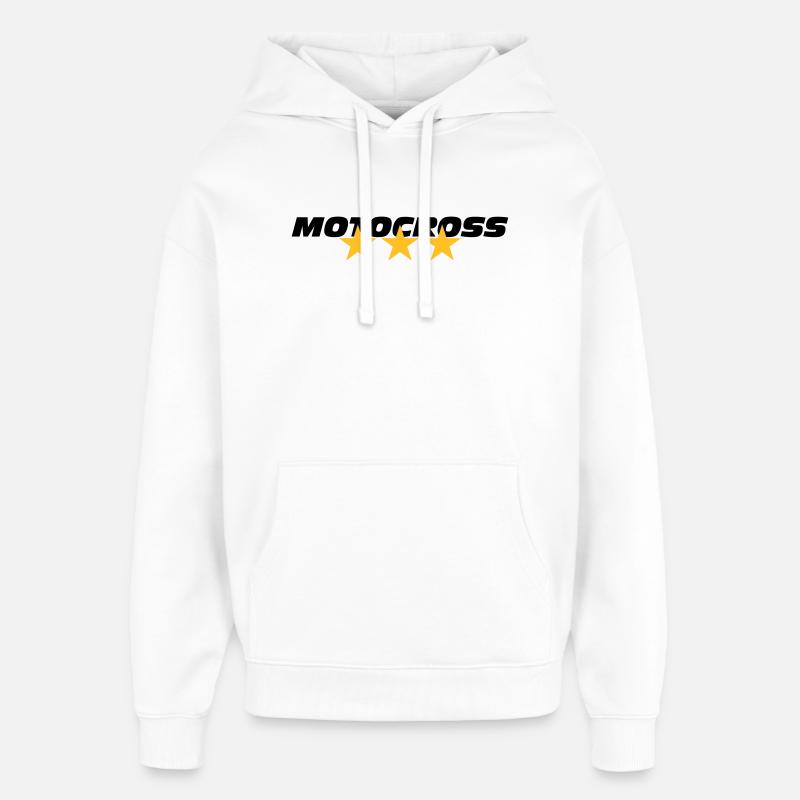 Motocross - Sweat à capuche unisexe Stanley/Stella Oversized - blanc