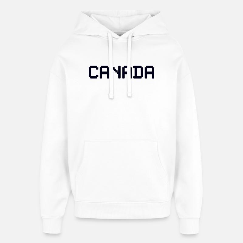 CANADA - Sweat à capuche unisexe Stanley/Stella Oversized - blanc