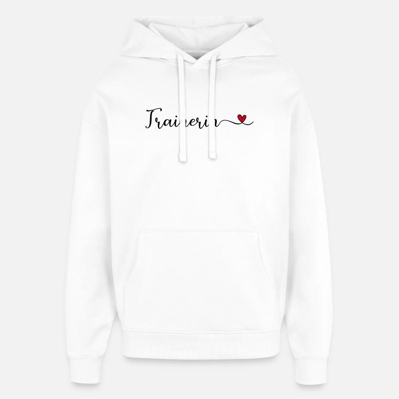 Entraîneur - Sweat à capuche unisexe Stanley/Stella Oversized - blanc