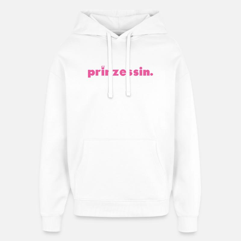princesse. - Sweat à capuche unisexe Stanley/Stella Oversized - blanc