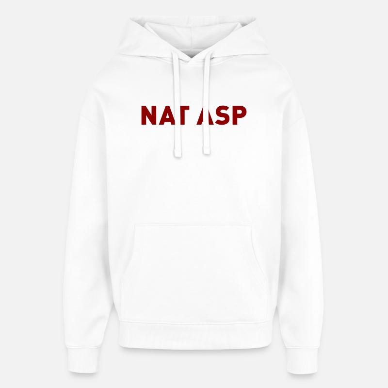 13 Aspic humide - Sweat à capuche unisexe Stanley/Stella Oversized - blanc