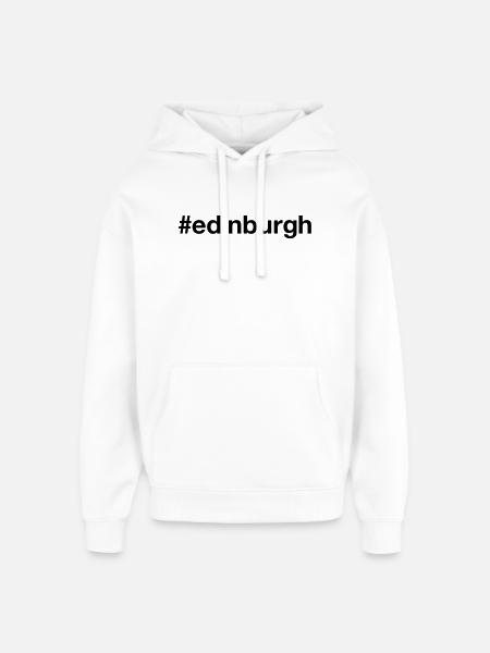 EDINBURGH Scotland Schottland - Oversized Unisex Hoodie by Stanley/Stella - white