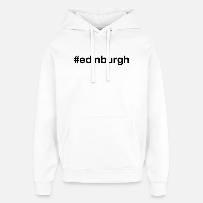 ÉDIMBOURG Écosse Schottland - Sweat à capuche unisexe Stanley/Stella Oversized - blanc