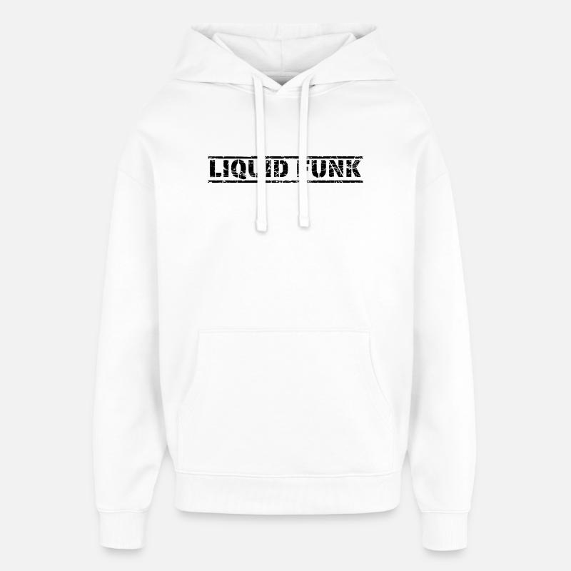 Funk liquide - Sweat à capuche unisexe Stanley/Stella Oversized - blanc