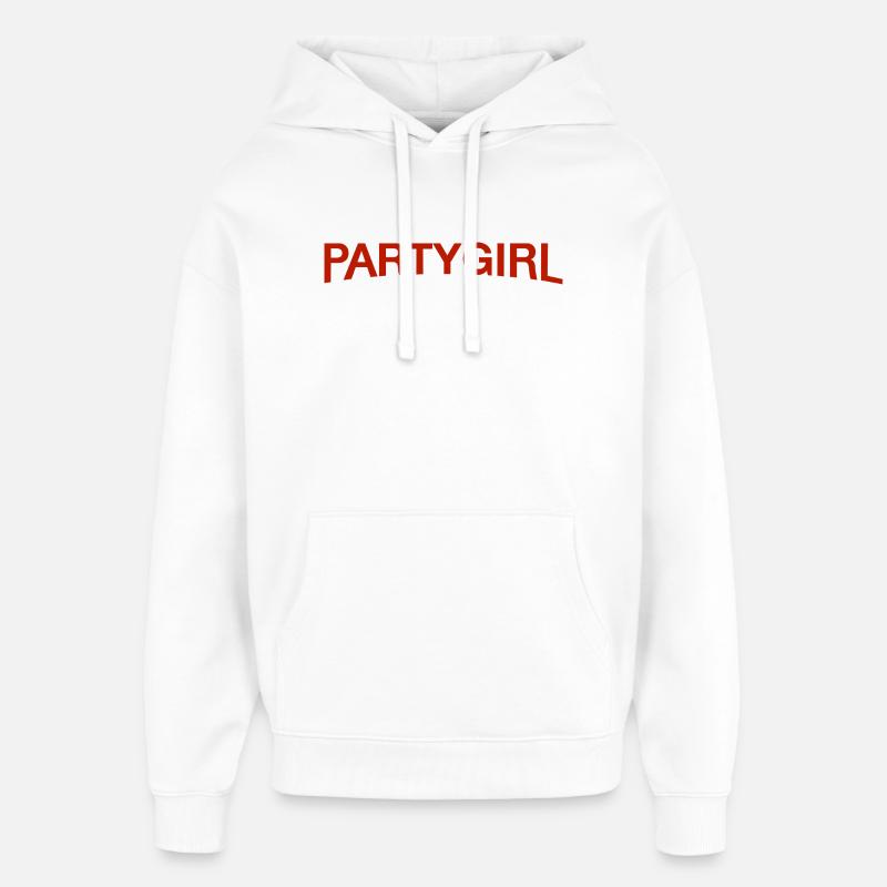 Fêtarde - Sweat à capuche unisexe Stanley/Stella Oversized - blanc