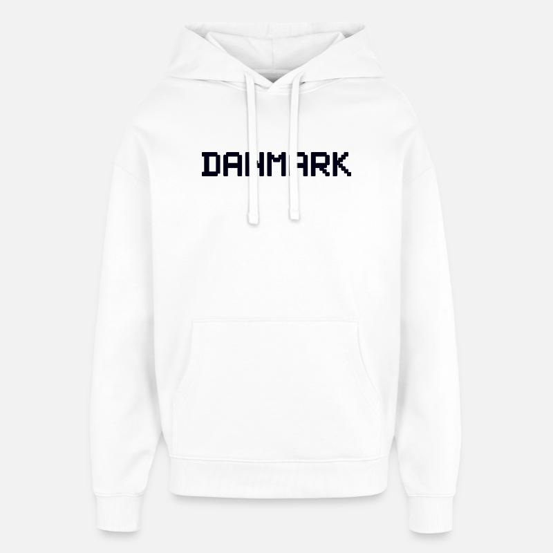 DANMARK Danemark - Sweat à capuche unisexe Stanley/Stella Oversized - blanc