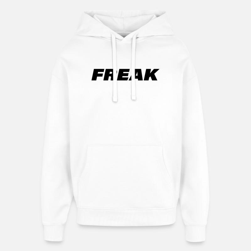 Anormal - Sweat à capuche unisexe Stanley/Stella Oversized - blanc