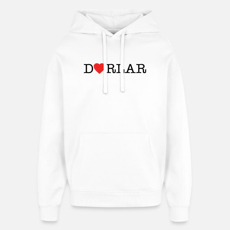 Dorlar - Sweat à capuche unisexe Stanley/Stella Oversized - blanc