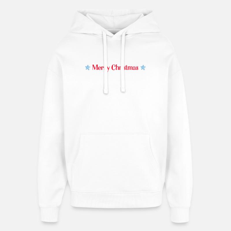 Joyeux Noël - Sweat à capuche unisexe Stanley/Stella Oversized - blanc