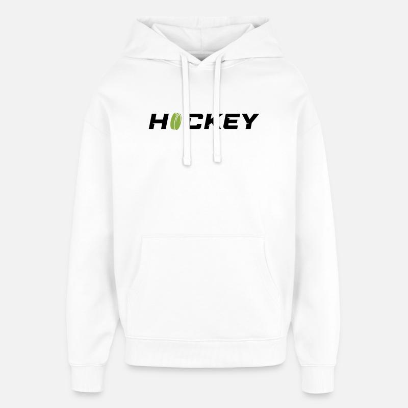 Hockey - Sweat à capuche unisexe Stanley/Stella Oversized - blanc