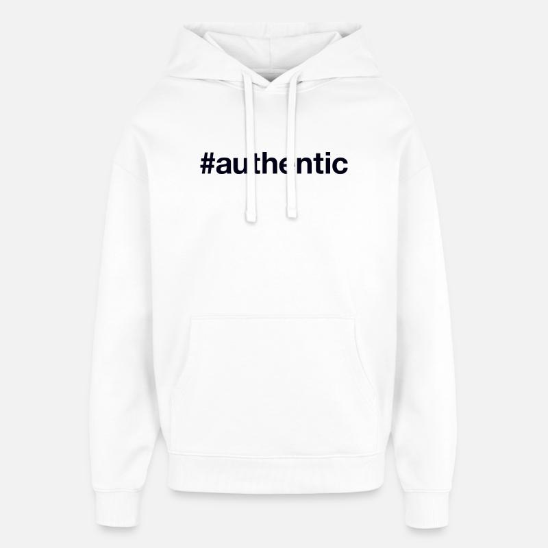 AUTHENTIC authentisch echt - Oversized Unisex Hoodie von Stanley/Stella - Weiß