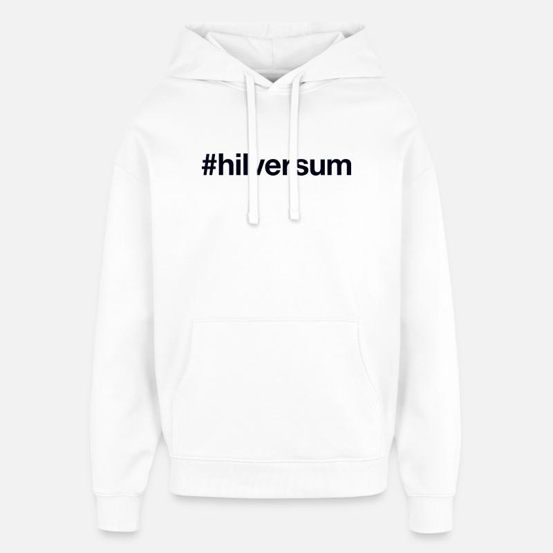 HILVERSUM, Pays-Bas, Pays-Bas - Sweat à capuche unisexe Stanley/Stella Oversized - blanc