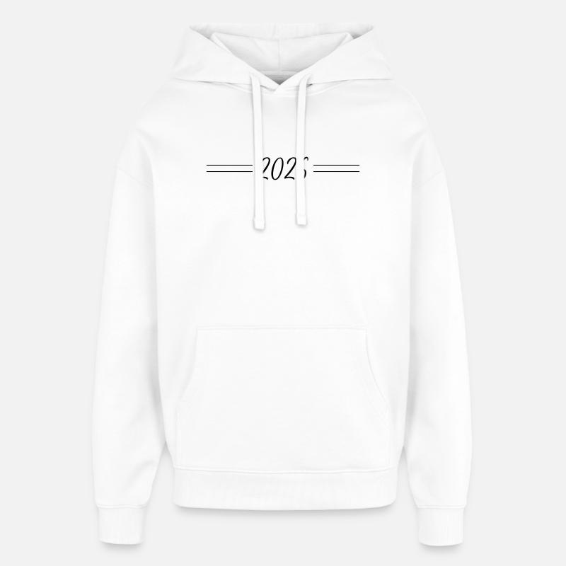 2026 Jahr Element - Oversized Unisex Hoodie von Stanley/Stella - Weiß